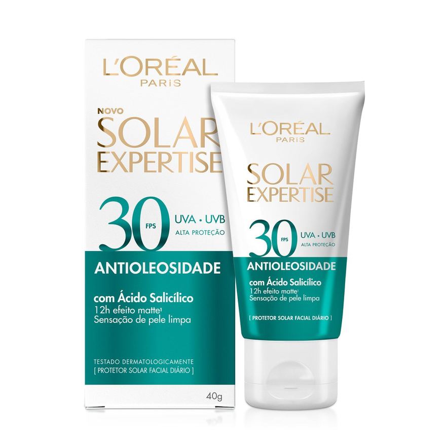 Loreal Paris Protetor Solar Facial Solar Expertise Antioleosidade FPS30 40g