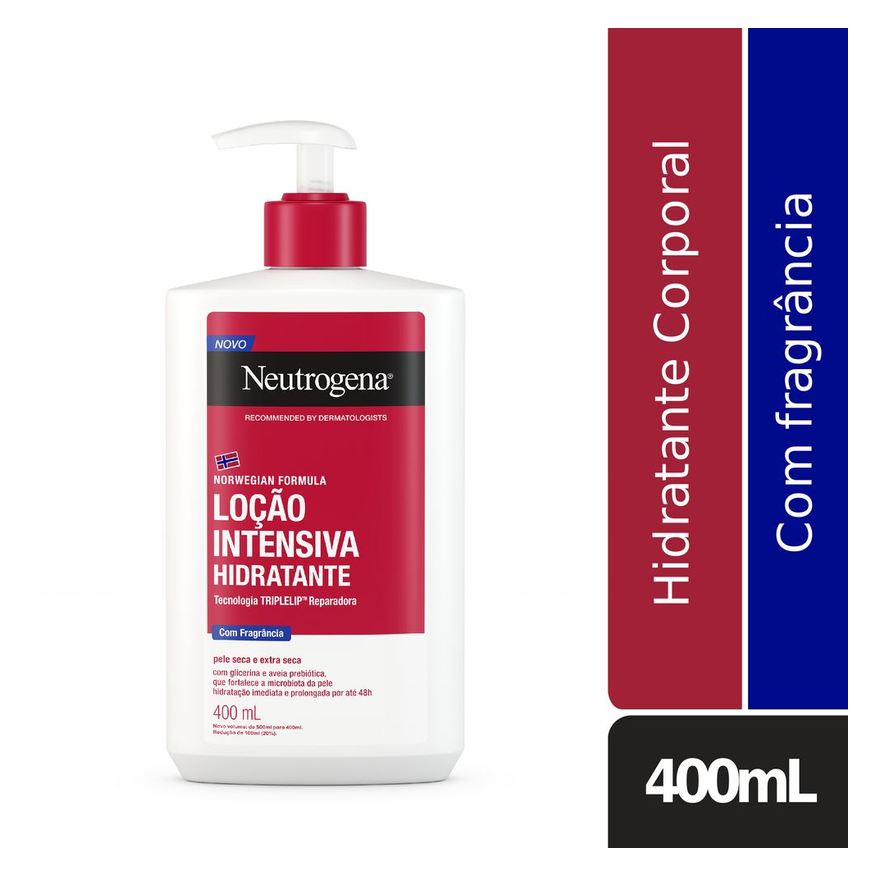 Neutrogena Loção Corporal Norwegian Formula Intensiva com Fragrância 400ml