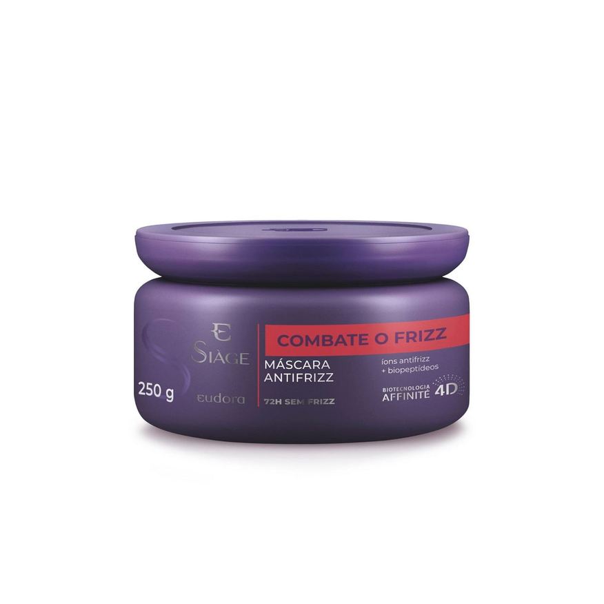 Siage Máscara Capilar Eudora Siàge Combate o Frizz 250g