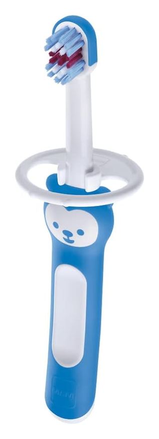 MAM Escova Dental Infantil Baby's Brush +6 meses Azul 1 Unidade