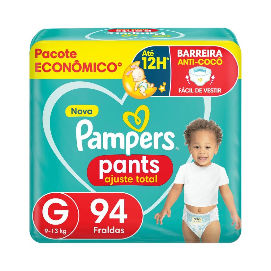 Pampers Fralda Pants Ajuste Total G 94 Unidades