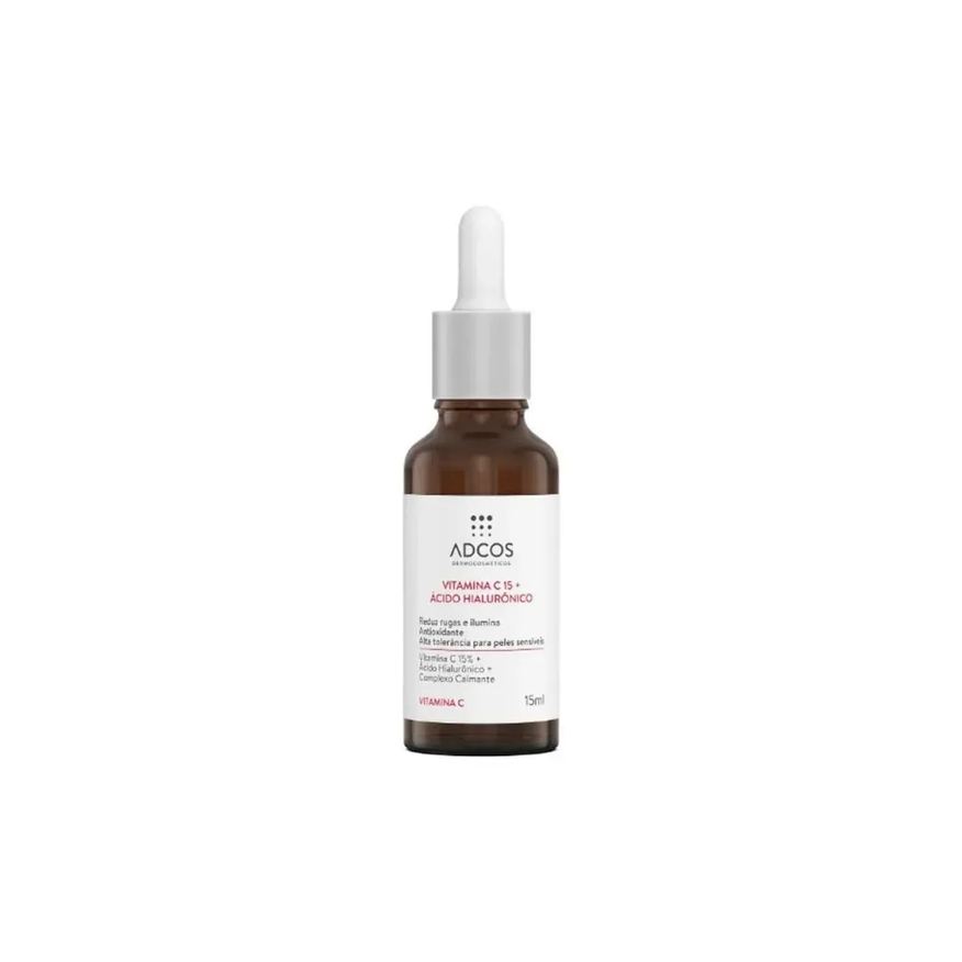 Adcos Sérum Anti Idade com Vitamina C 15 e Ácido Hialurônico 15ml