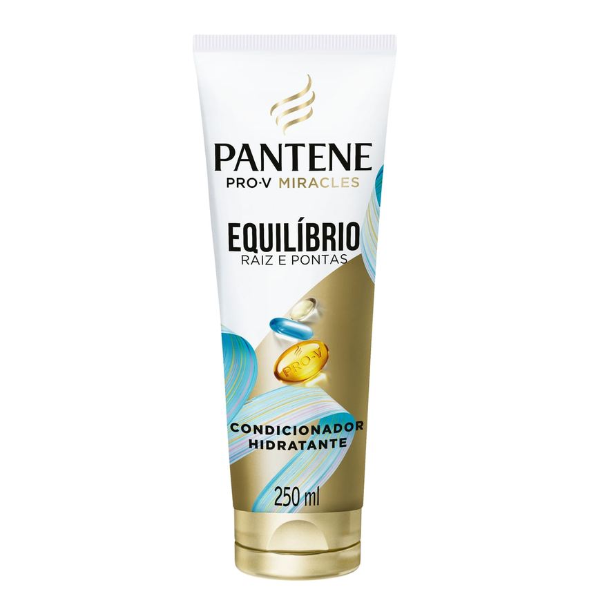 Pantene Condicionador Hidratante Pro-V Miracles Equilíbrio Raiz E Pontas Com 250ml