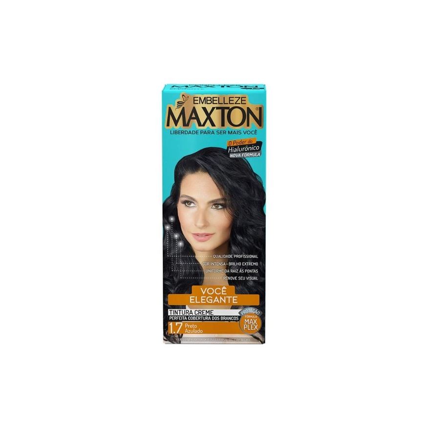 Maxton Tintura Preto Azulado Mistério 1.7