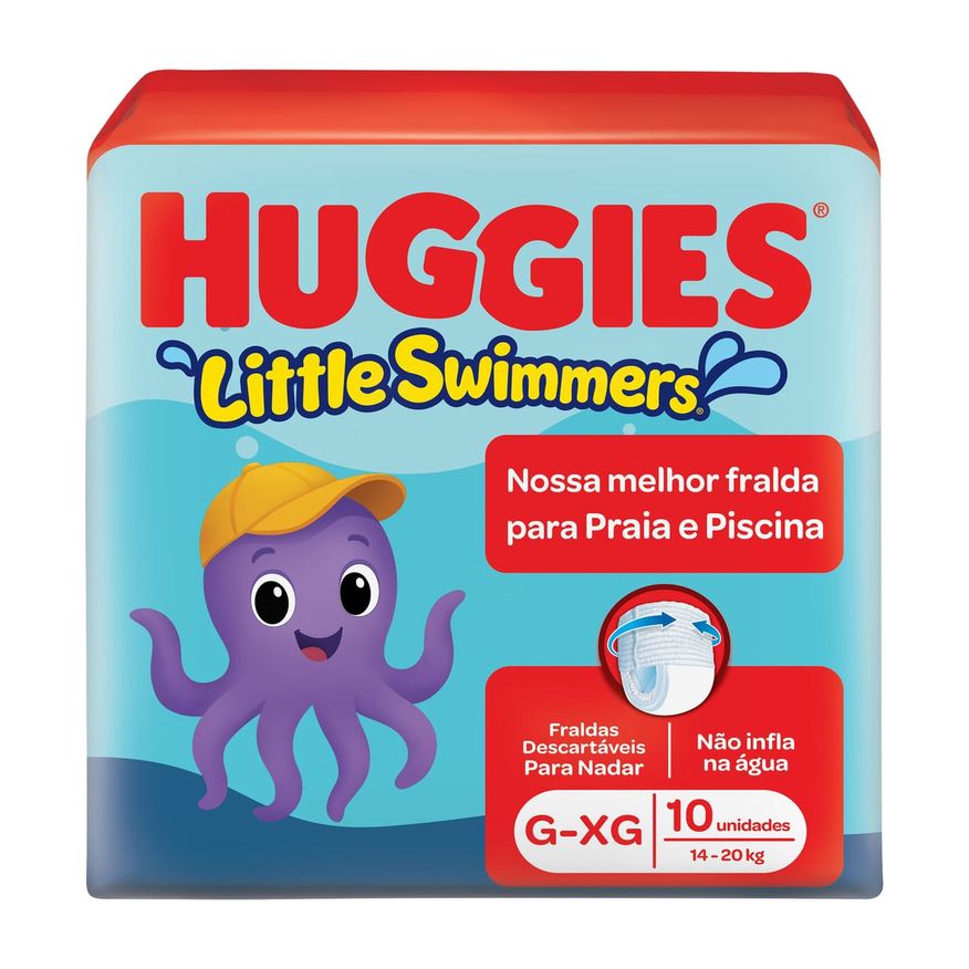 Huggies Fralda Little Swimmers G/XG 10 Unidades
