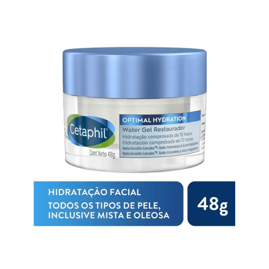 Cetaphil Hidratante Facial Optimal Hydration Water Gel Restaurador 48g
