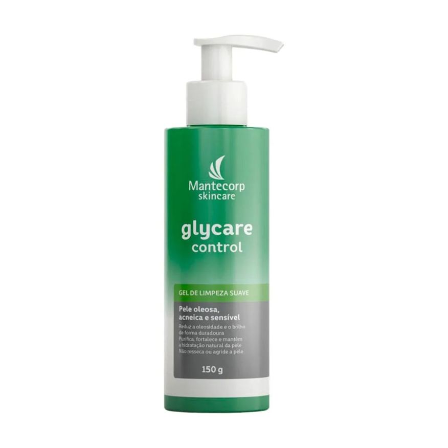 Glycare Gel de Limpeza Facial Mantecorp Skincare Control Suave 150ml