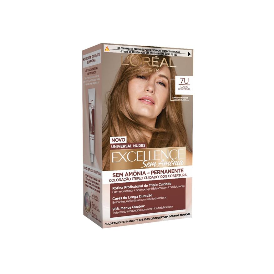 Imedia Tintura L'Oréal Imédia excellence Louro Sem Amônia universal 7u