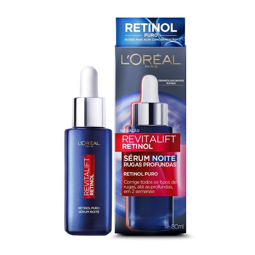 Loreal Paris Sérum Facial L'Oréal Paris Revitalift com Retinol Puro Noturno 30ml