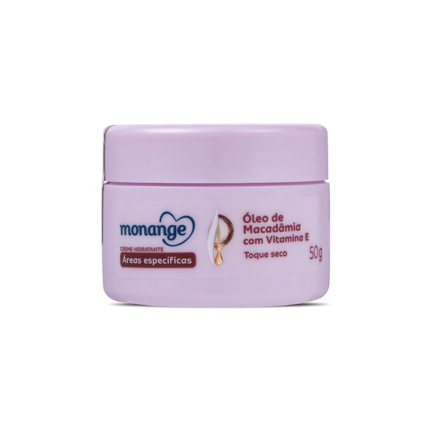 Monange Creme Hidratante Áreas Específicas Óleo de Macadâmia e Vitamina E Creme 50g
