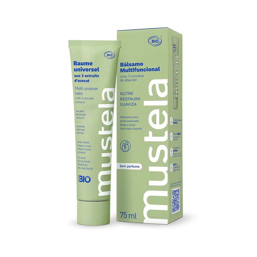 Mustela Bálsamo Hidratante Multifuncional Sem Perfume 75ml