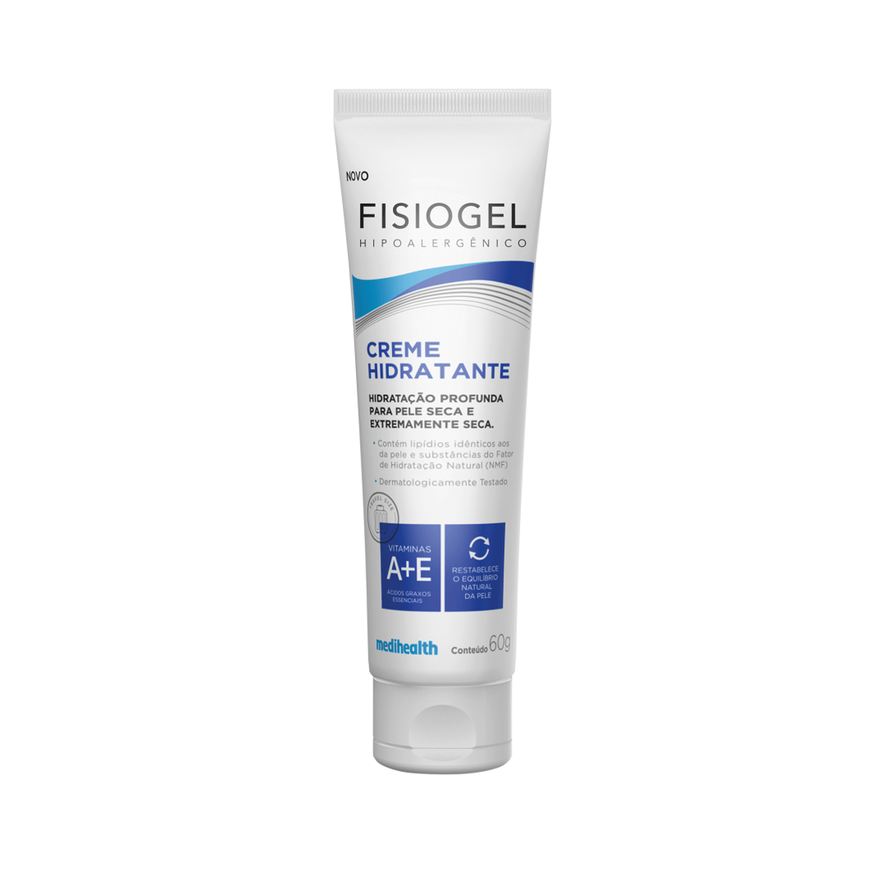 Fisiogel Creme Corporal Hidratante Peles Secas Travel Size 60g