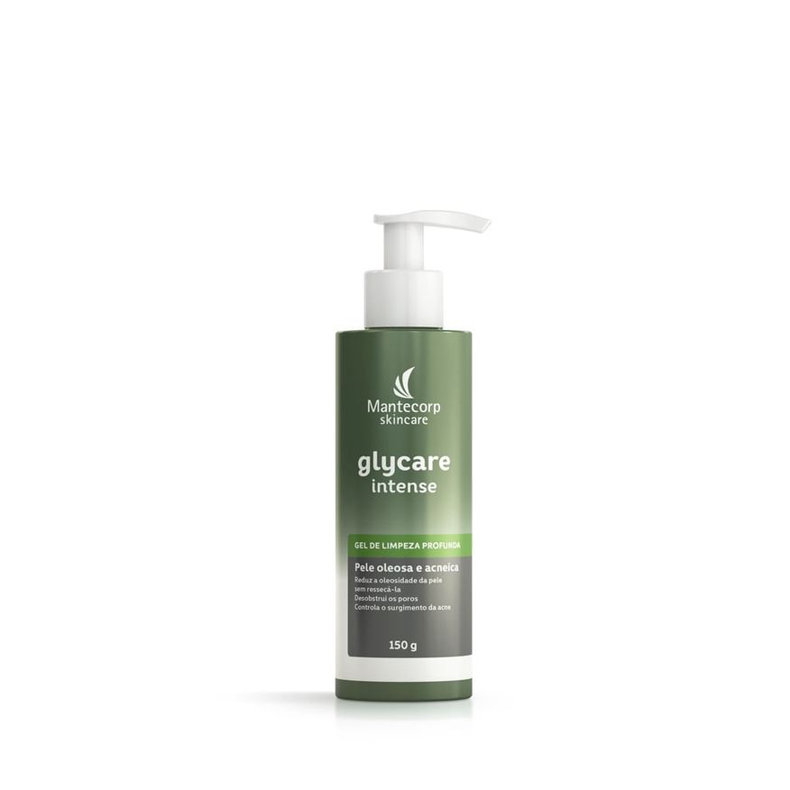 Glycare Gel de Limpeza Facial Mantecorp Intense 150g