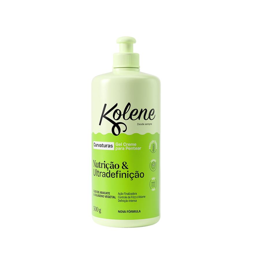 Kolene Creme de Pentear Curvaturas Nutrição e Ultradefinição 500g