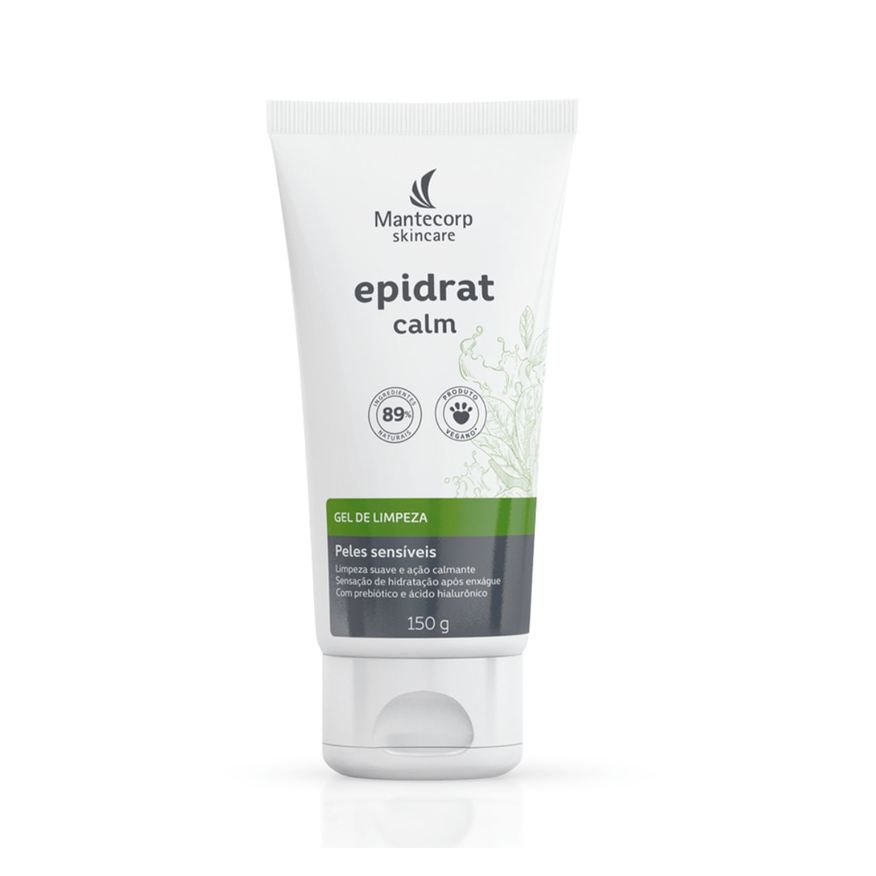 Epidrat Gel de Limpeza Facial Mantecorp Skincare Calm Peles Sensíveis 150g