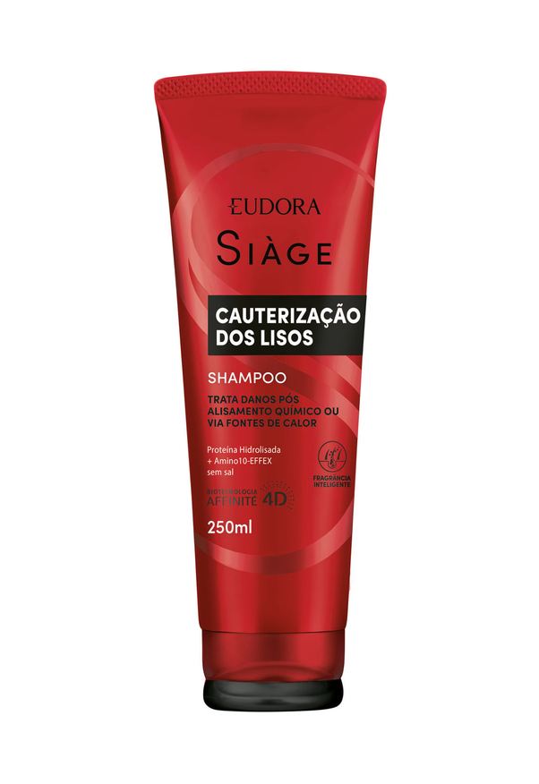 Siage Shampoo Eudora Siàge Cauterização dos Lisos 250ml