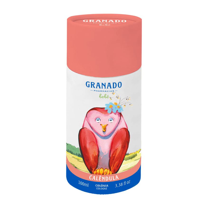 Granado Colônia Infantil Bebê Sem Álcool Recém-Nascido Calêndula 100ml