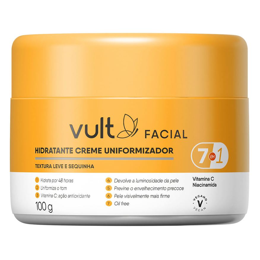 Vult Hidratante Facial Uniformizador 7 em 1 100g