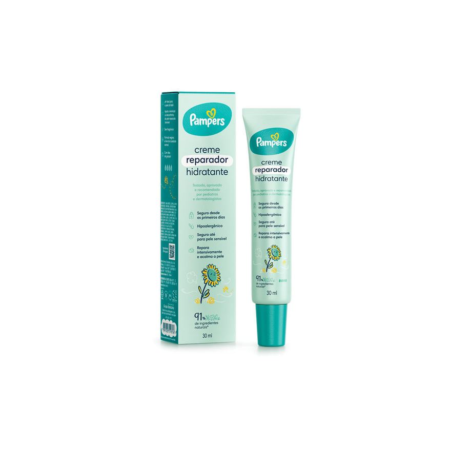 Pampers Creme Reparador Hidratante Bebê Girassol 30ml