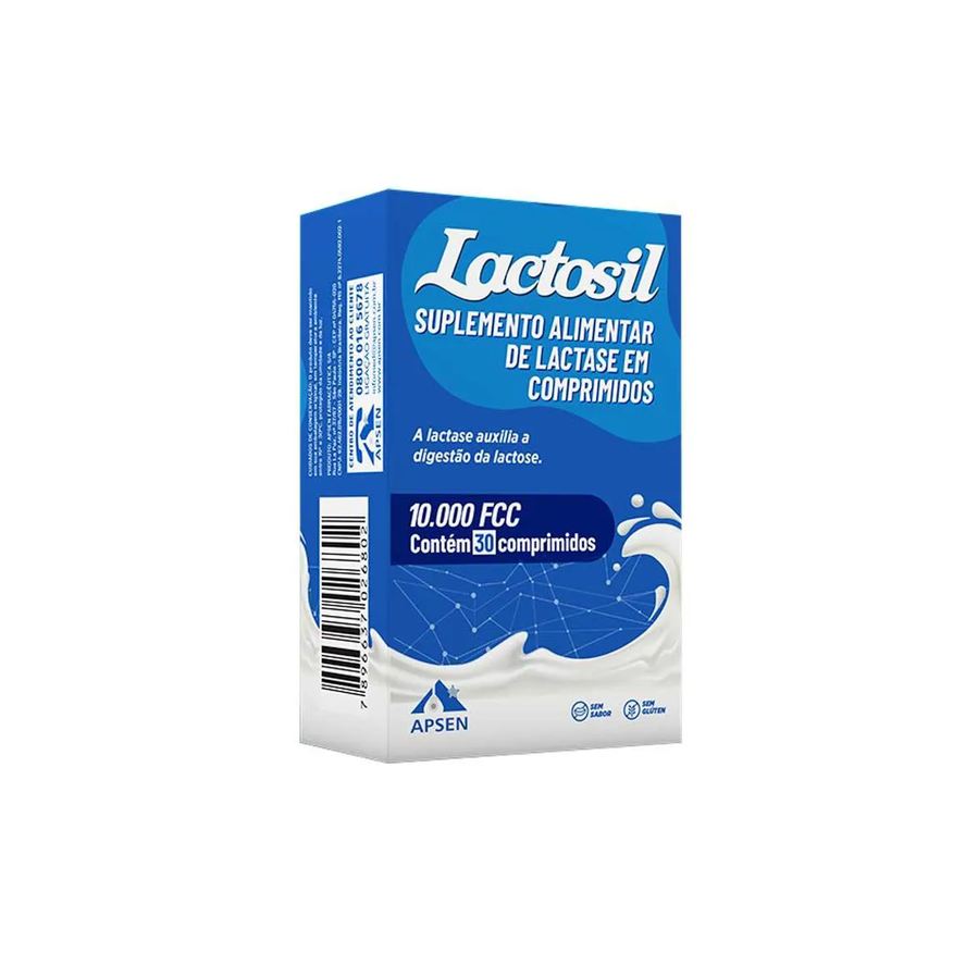10.000 Lactosil FCC Lactase 30 comprimidos