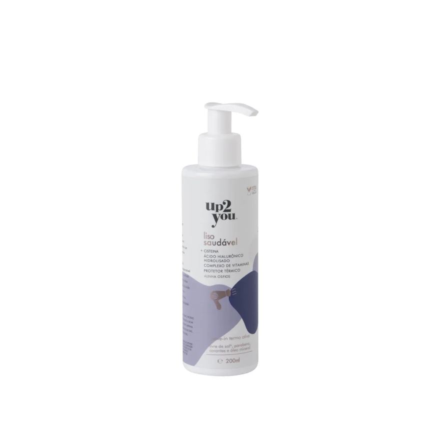 Cabelo Leave-In Liso Up2You Liso Saudável 200ml