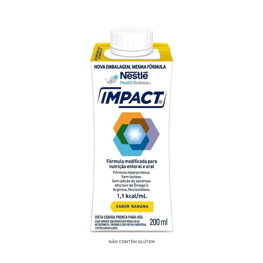 Nan Nutrição Enteral E Oral Impact Banana 200ml