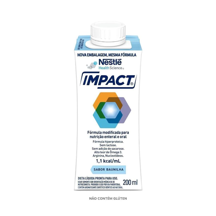 Enteral Nutrição E Oral Impact Baunilha 200ml