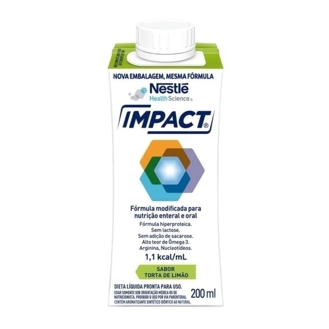 Enteral Nutrição E Oral Impact Torta De Limão 200ml