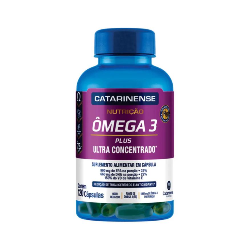 Ômega 3 Plus Catarinense Nutrição 120 cápsulas