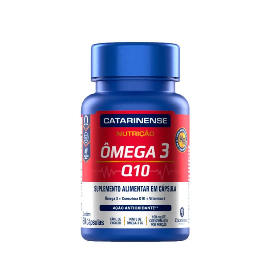 Ômega 3 Q10 Catarinense Nutrição 60 Cápsulas