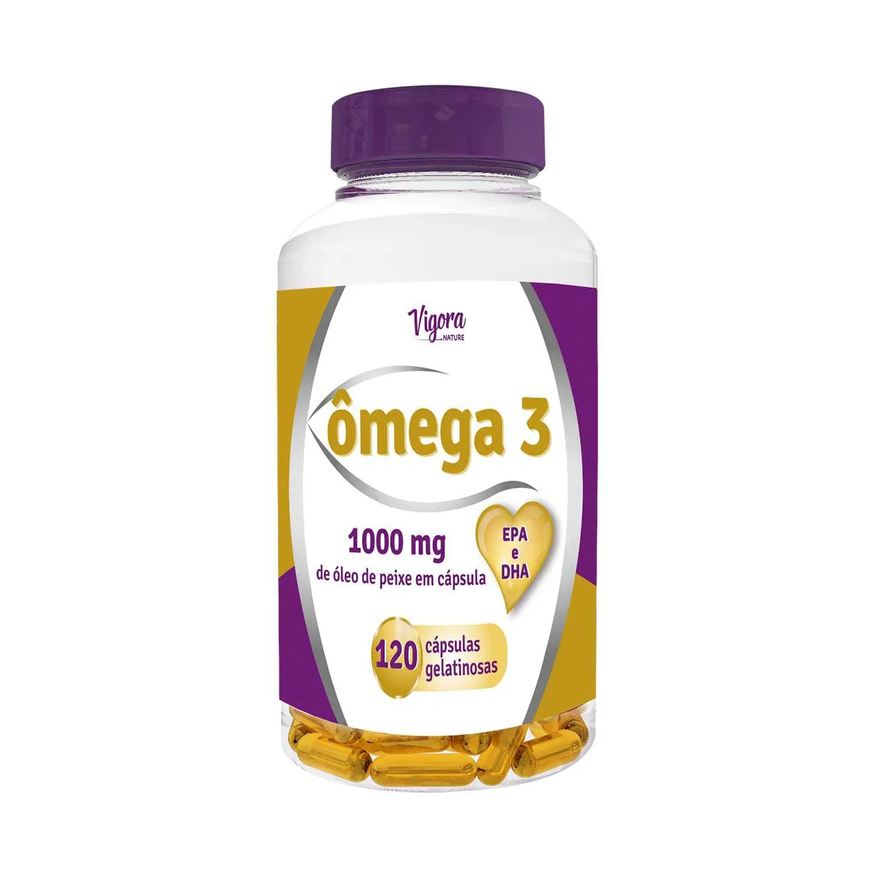 Ômega 3 Vigora Nature com 120 Cápsulas