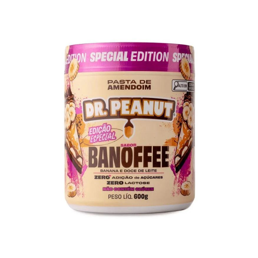 Amend Pasta de Amendoim (600g) – Sabor: Banoffee
