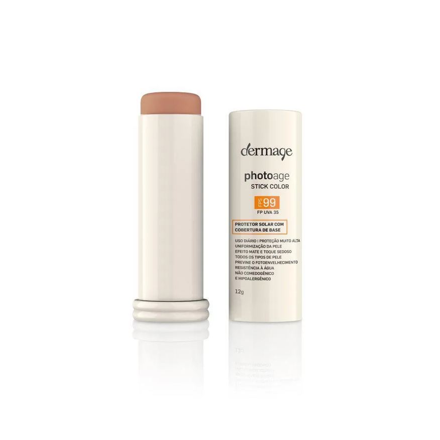 Dermage Photoage Stick Color Fps 99 – Cor e – Médio Intense