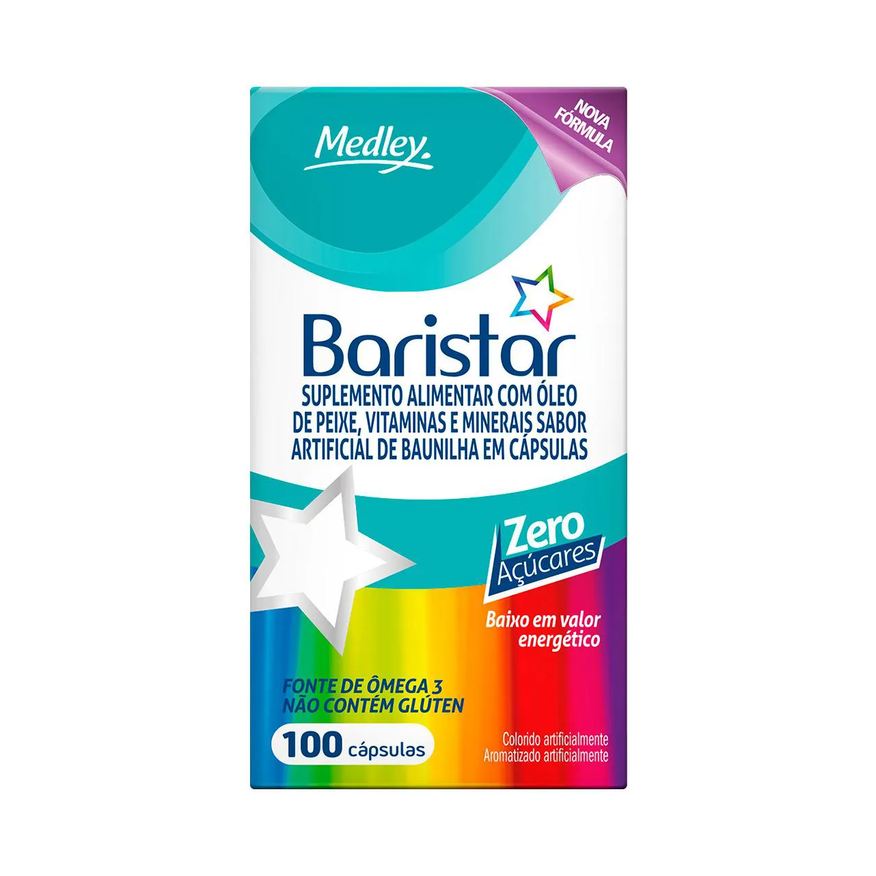 Medley Polivitamínico Baristar 100 cápsulas