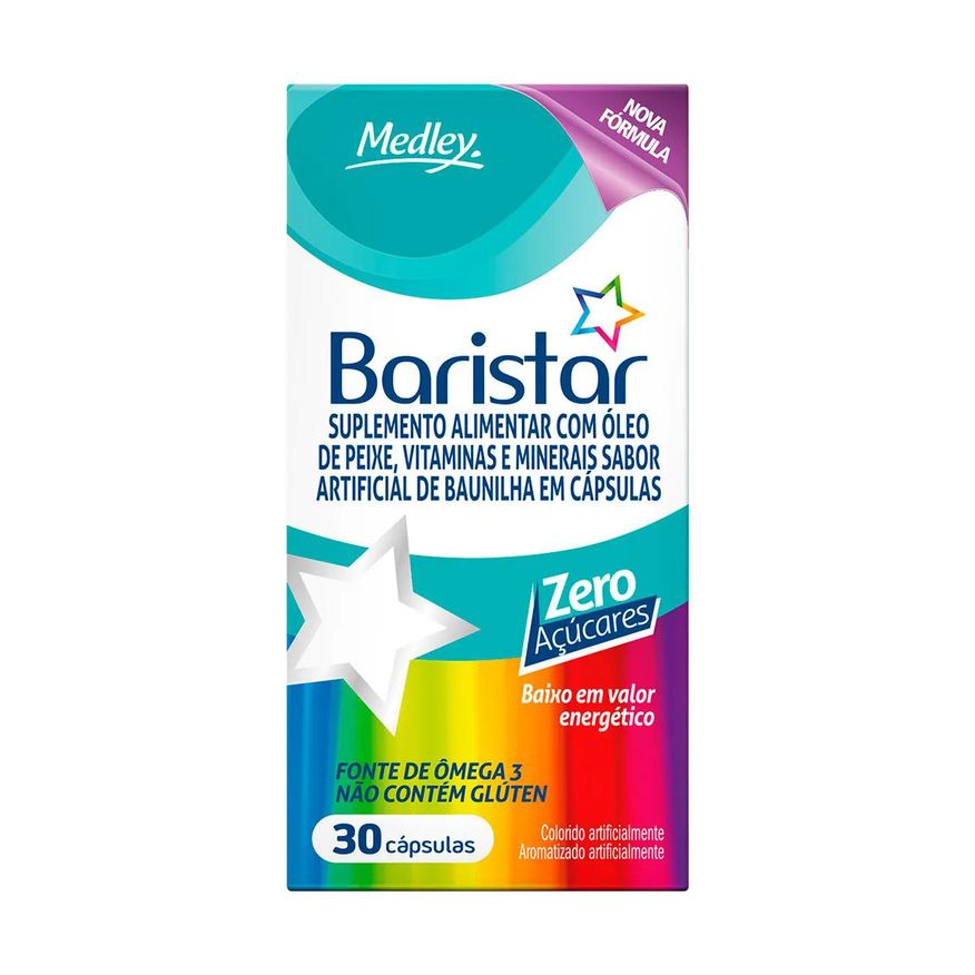 Medley Polivitamínico Baristar Baunilha 30 cápsulas