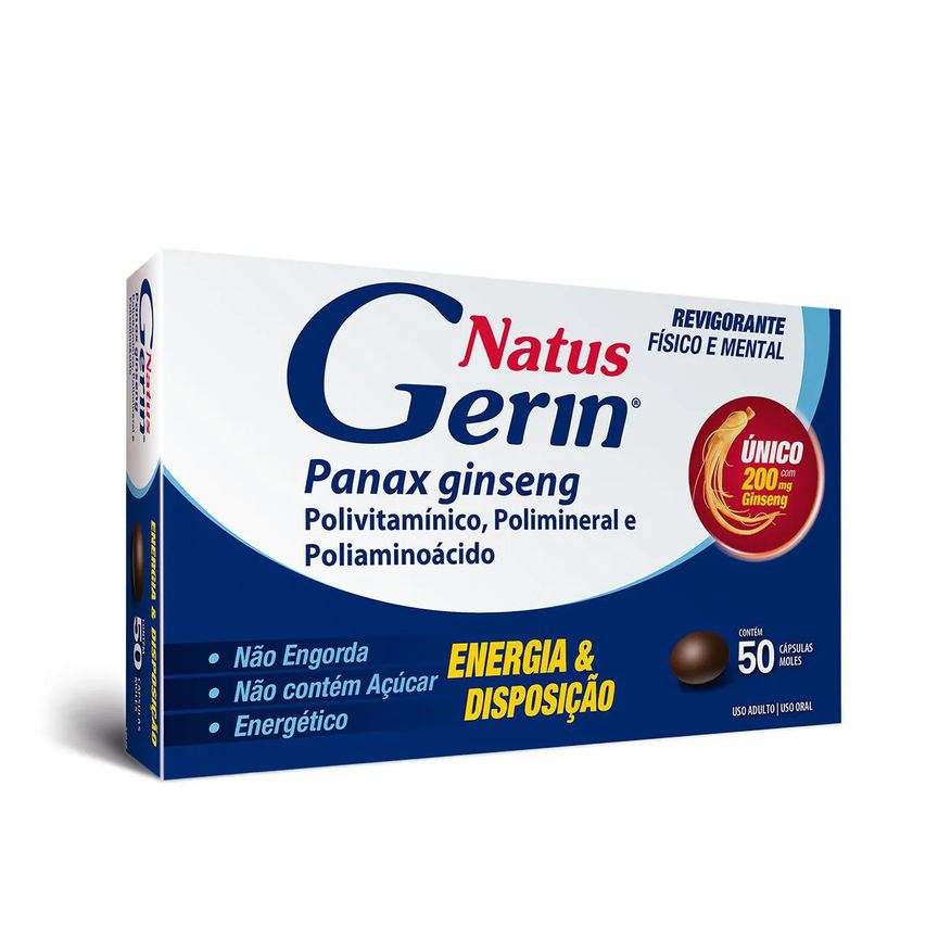 Natus Polivitamínico Gerin 50 cápsulas