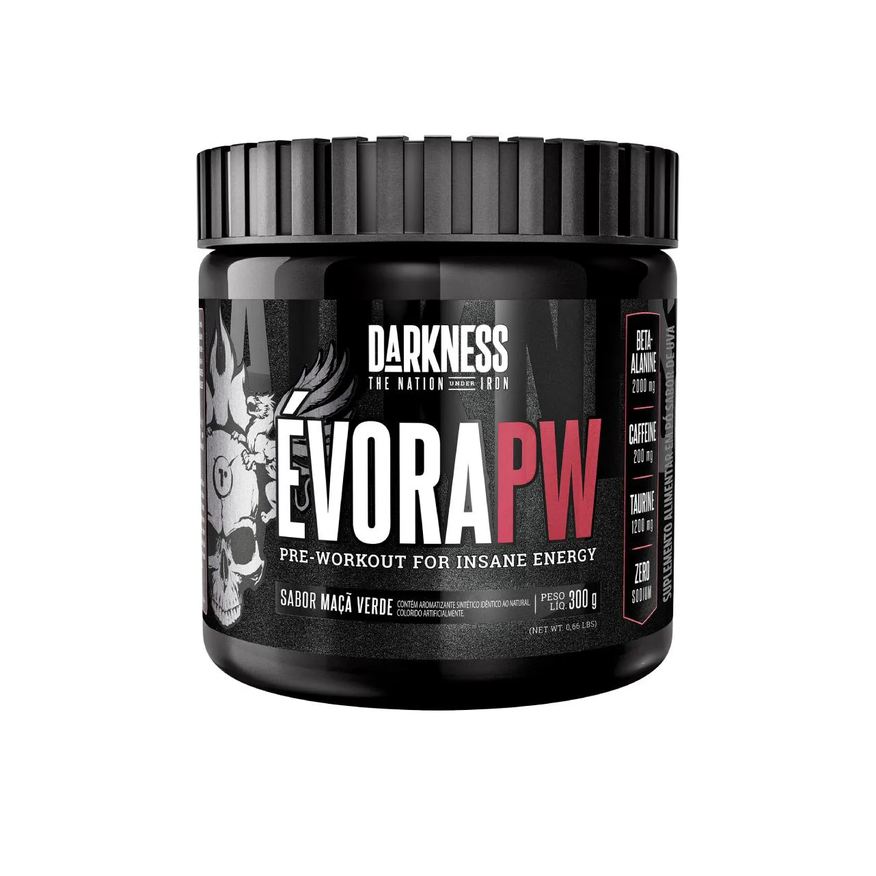 Treino Pré Darkness Évora PW Maçã Verde 300g