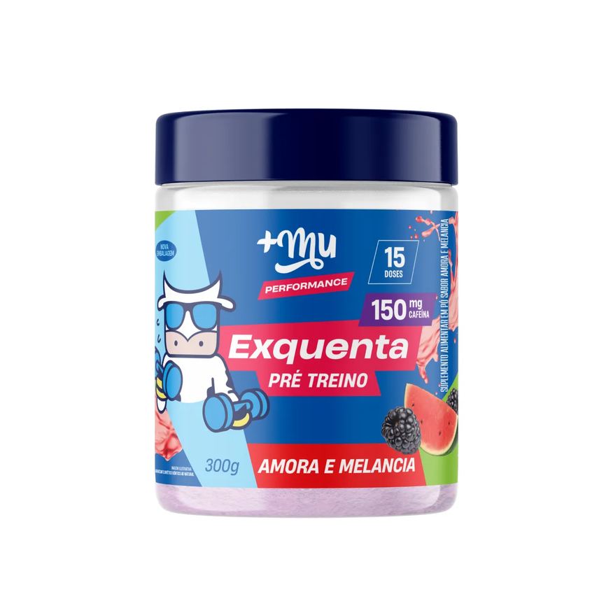 Exquenta Pré-Treino Mais Mu Muke Amora 300g
