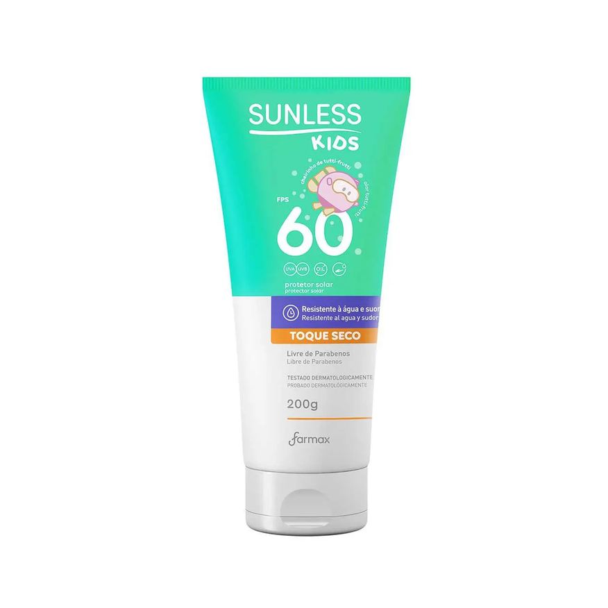 Solar Protetor Corporal FPS 60 Sunless Kids 200g