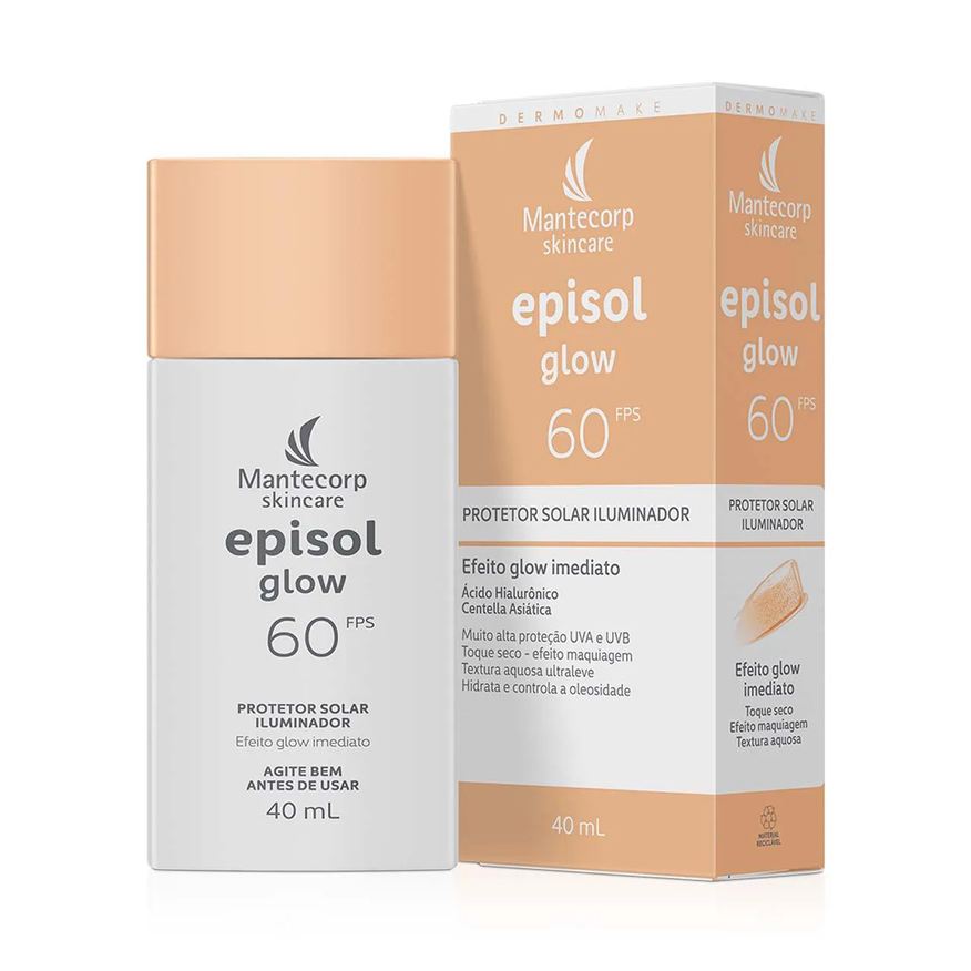 Episol Protetor Solar Iluminador Glow FPS 60 40ml
