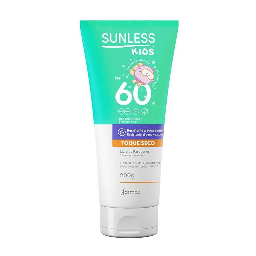 Solar Protetor Infantil Sunless Kids Fps 60 200g