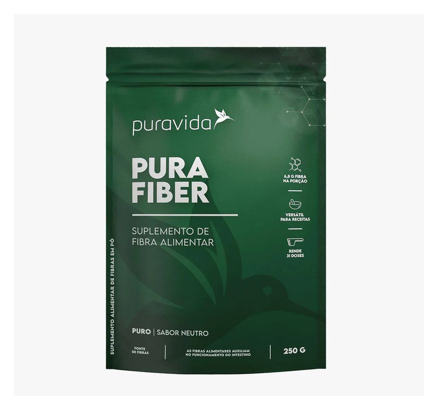 Fiber Pura – 250g- Fibra Alimentar- Pura Vida