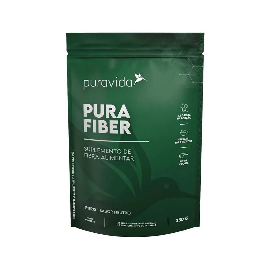 Fibra Purafiber Alimentar Suplemento 250g – Puravida