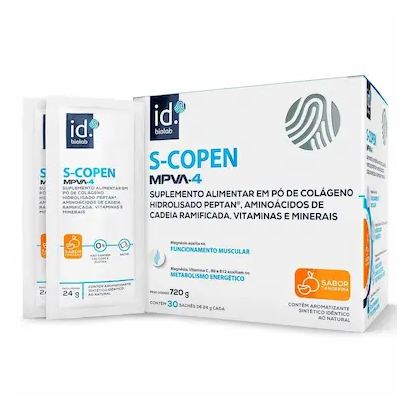 MPVA-4 S-Copen Sabor Tangerina – 30 sachês de 24g cada