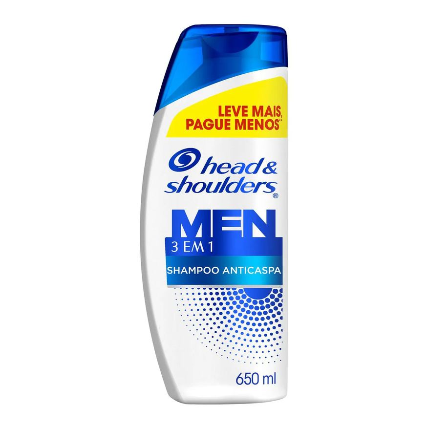 Anticaspa Shampoo Head & Shoulders Men 3 em 1 650ml