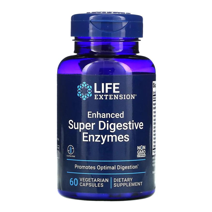 Enzimas Super Digestivas 60 Capsulas – Life Ext.
