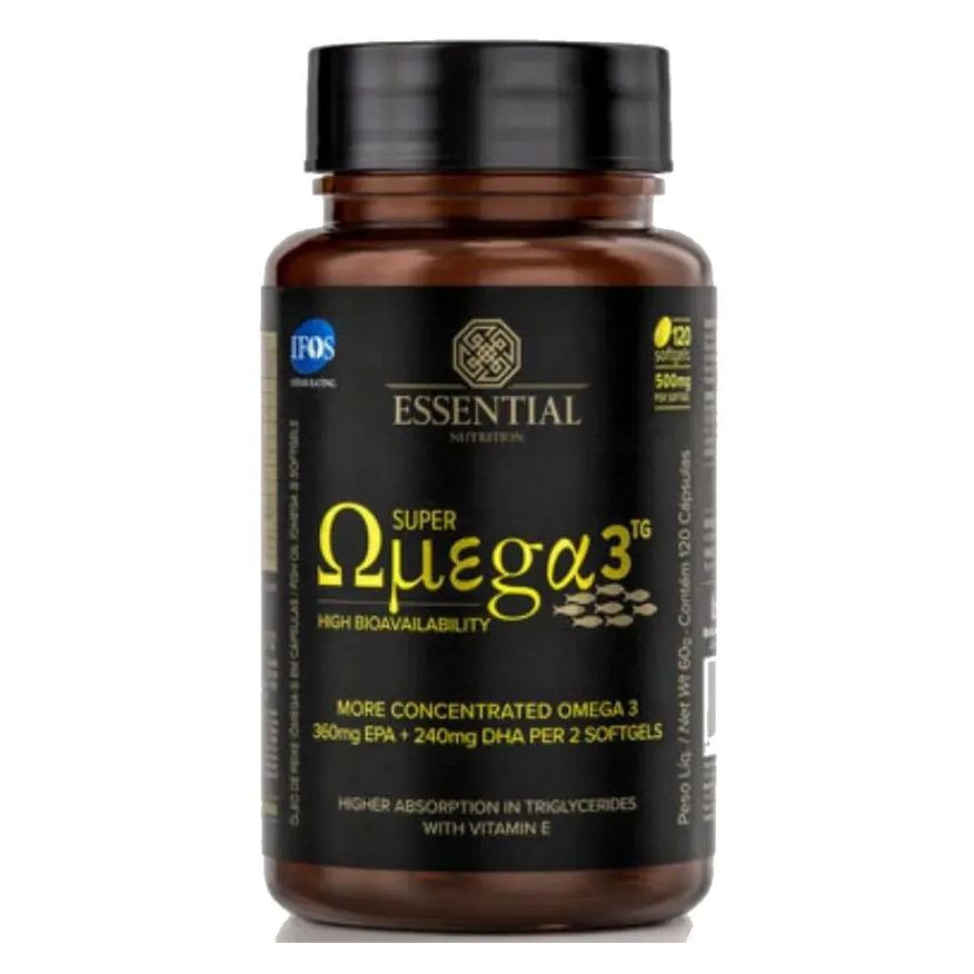 Omega Super 3 Tg 500mg – 120 Capsulas – Essential Nutrition