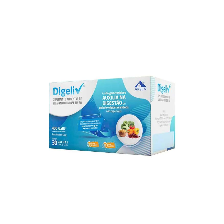 Alimentar Suplemento Digeliv 30 sachês com 2g cada