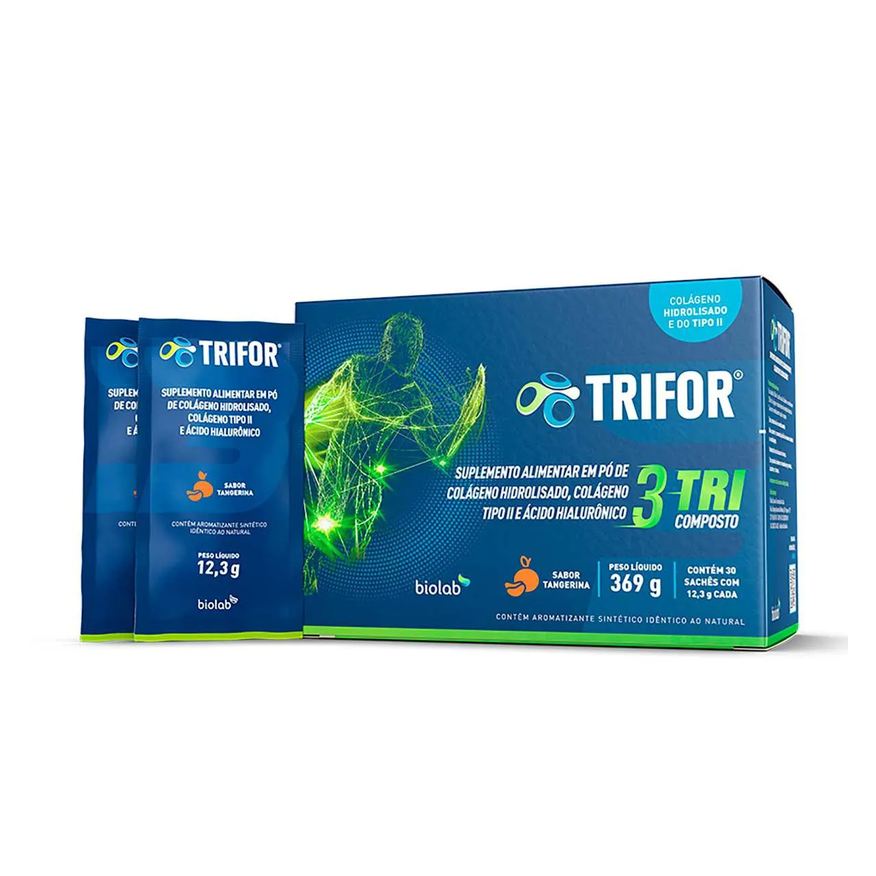 Alimentar Suplemento em Pó Trifor com 30 Sachês