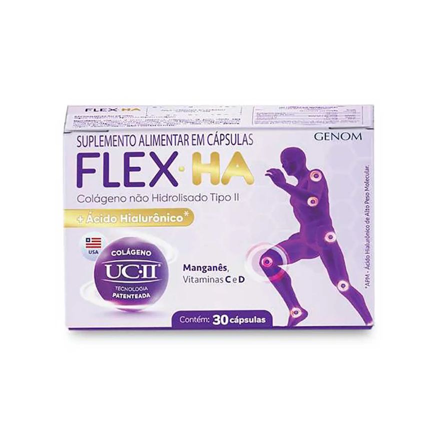 Alimentar Suplemento Flex-HA com 30 Cápsulas